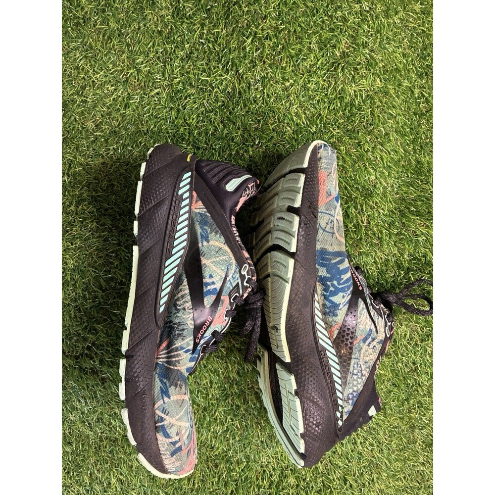 Brooks Adrenaline GTS 22 Women’s 9.5 B Running Shoes Abstract Graffiti Print - Picture 3 of 9